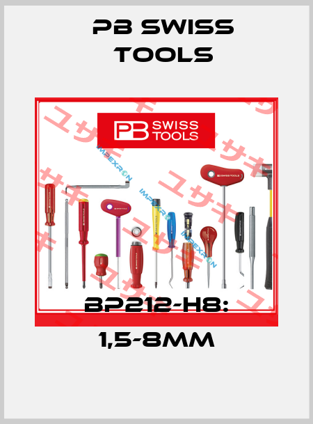 BP212-H8: 1,5-8mm PB Swiss Tools