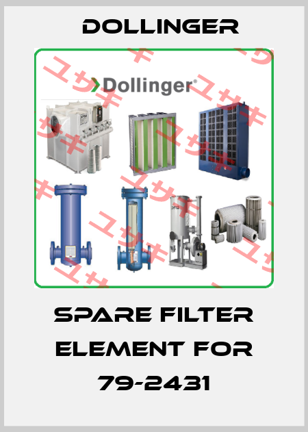 Spare Filter element for 79-2431 DOLLINGER