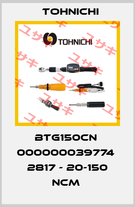 BTG150CN  000000039774  2817 - 20-150 Ncm  Tohnichi