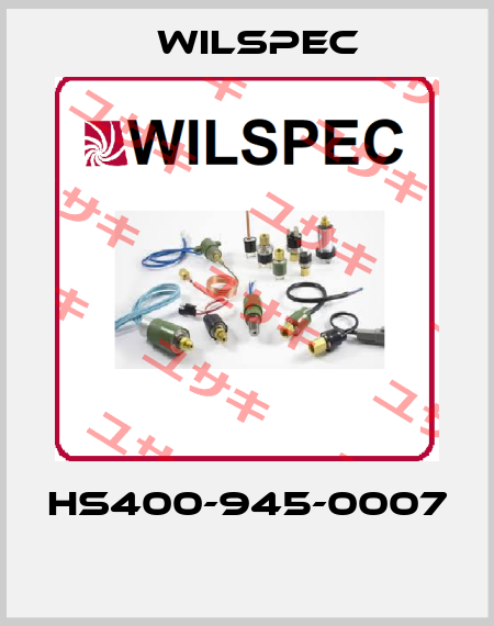 HS400-945-0007  Wilspec