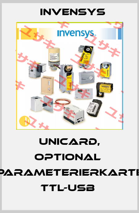 UNICARD, optional  Parameterierkarte TTL-USB  Invensys