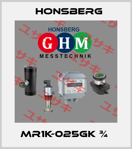 MR1K-025GK ¾  Honsberg