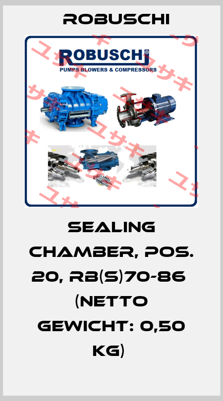Sealing Chamber, Pos. 20, RB(S)70-86  (netto Gewicht: 0,50 kg)  Robuschi