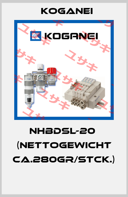 NHBDSL-20  (Nettogewicht ca.280gr/Stck.)  Koganei