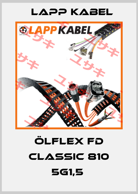 ÖLFLEX FD CLASSIC 810 5G1,5  Lapp Kabel