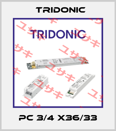 PC 3/4 x36/33 Tridonic
