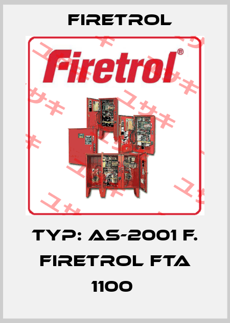 Typ: AS-2001 f. Firetrol FTA 1100  Firetrol