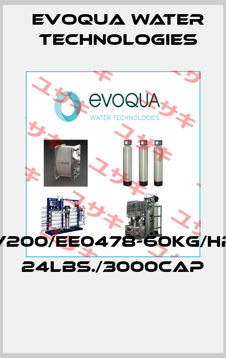 V200/EE0478-60kg/hr 24lbs./3000cap  Evoqua Water Technologies