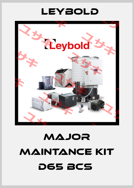 Major Maintance Kit D65 BCS  Leybold