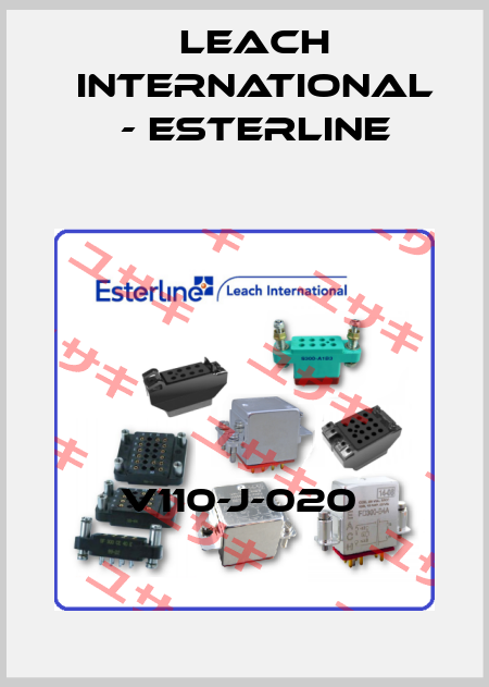 V110-J-020  Leach International - Esterline
