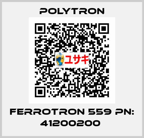 Ferrotron 559 PN: 41200200  Polytron