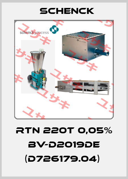 RTN 220t 0,05% BV-D2019DE (D726179.04)  Schenck