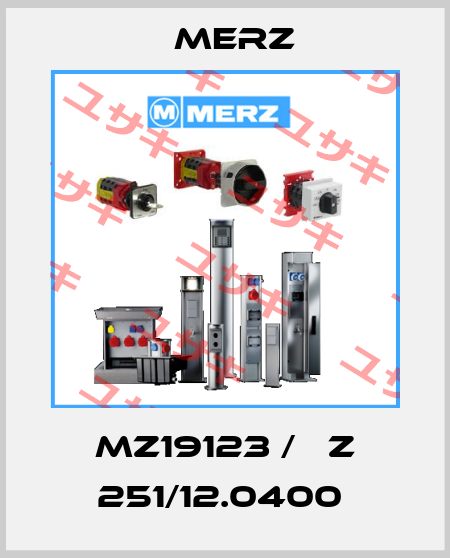 MZ19123 /   Z 251/12.0400  Merz