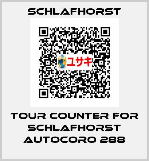 Tour Counter for Schlafhorst Autocoro 288 Schlafhorst