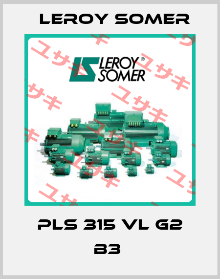 PLS 315 VL G2 B3  Leroy Somer