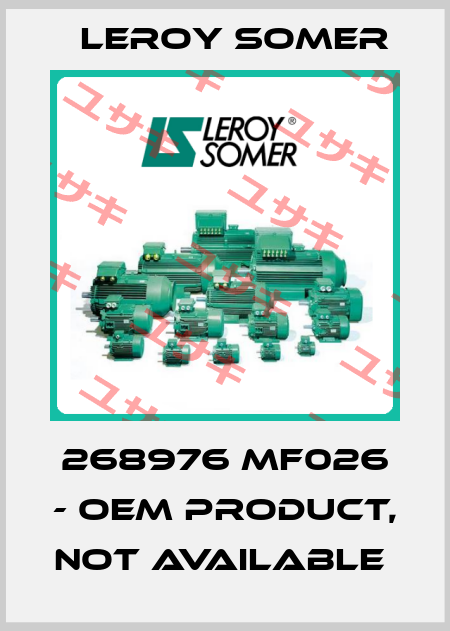 268976 MF026 - OEM product, not available  Leroy Somer