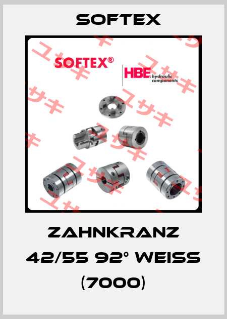 Zahnkranz 42/55 92° weiß (7000) Softex