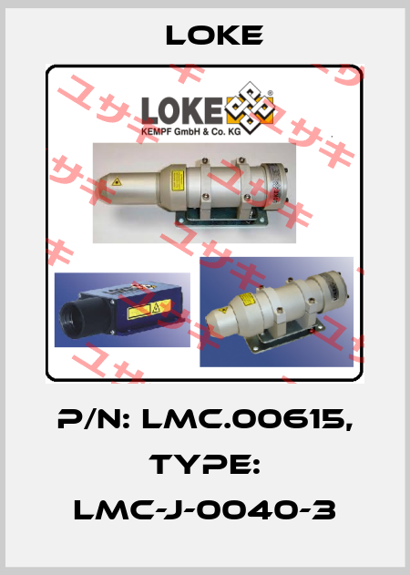 P/N: LMC.00615, Type: LMC-J-0040-3 Loke