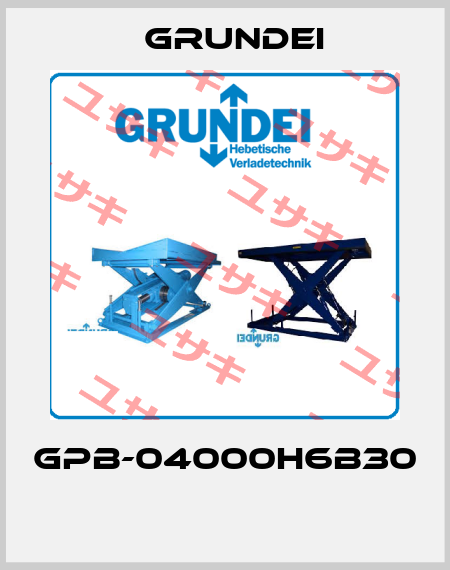 GPB-04000H6B30  Grundei