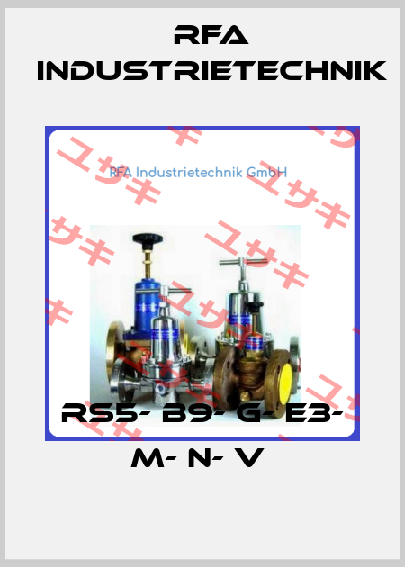 RS5- B9- G- E3- M- N- V  RFA Industrietechnik