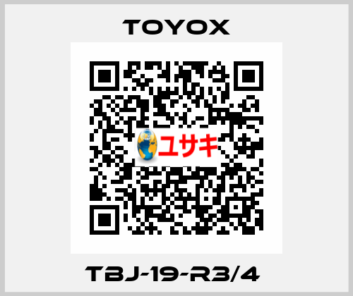 TBJ-19-R3/4  TOYOX