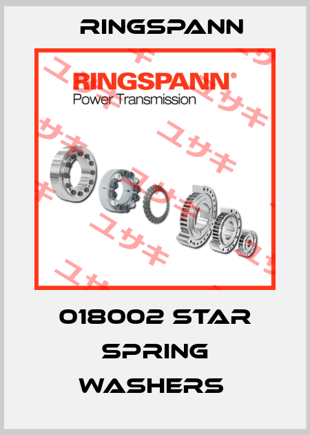 018002 STAR SPRING WASHERS  Ringspann
