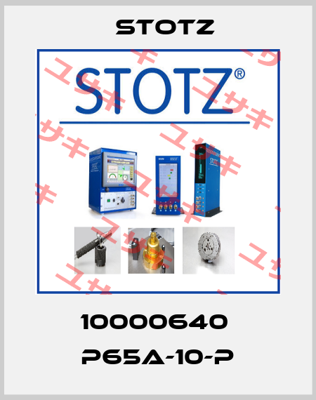 10000640  P65a-10-p Stotz
