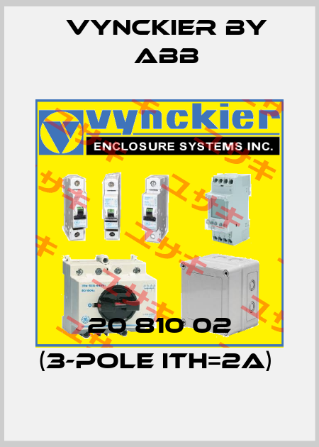 20 810 02 (3-POLE ITH=2A)  Vynckier by ABB