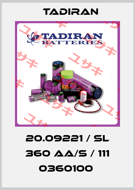 20.09221 / SL 360 AA/S / 111 0360100  Tadiran