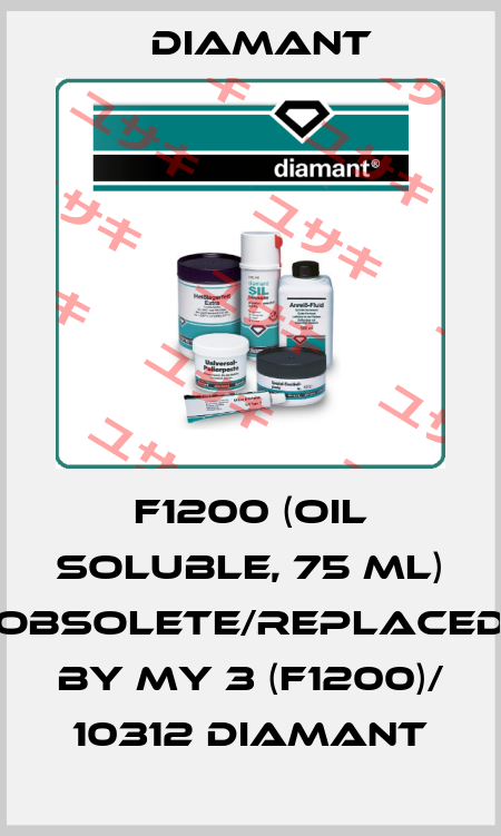 F1200 (oil soluble, 75 ml) obsolete/replaced by My 3 (F1200)/ 10312 DIAMANT Diamant