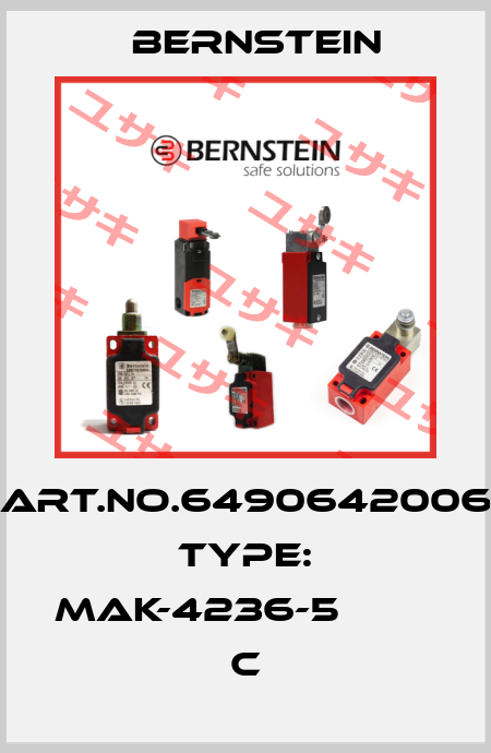 Art.No.6490642006 Type: MAK-4236-5                   C Bernstein