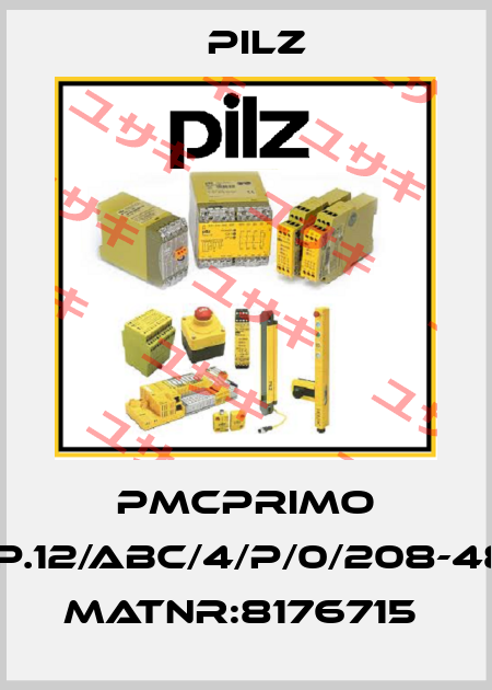 PMCprimo DriveP.12/ABC/4/P/0/208-480VAC MatNr:8176715  Pilz