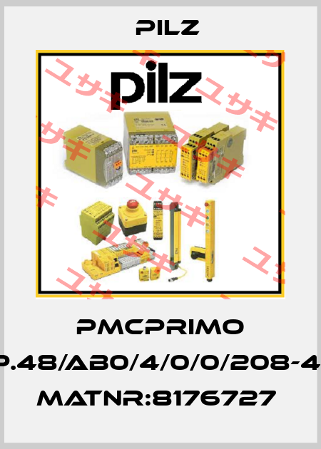 PMCprimo DriveP.48/AB0/4/0/0/208-480VAC MatNr:8176727  Pilz