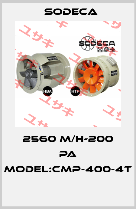 2560 M/H-200 PA MODEL:CMP-400-4T  Sodeca