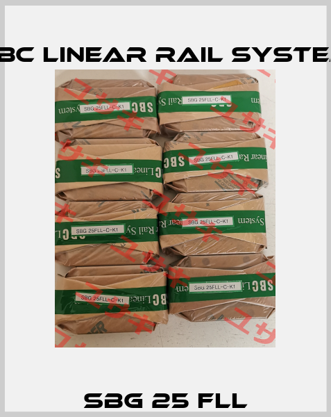 SBG 25 FLL SBC Linear Rail System