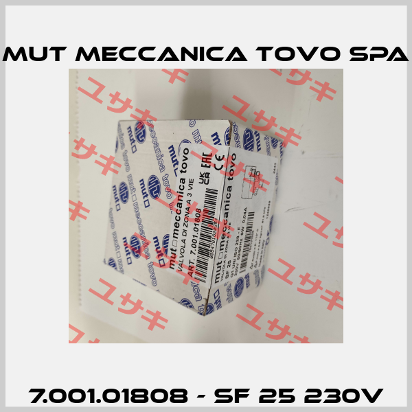 7.001.01808 - SF 25 230V Mut Meccanica Tovo SpA