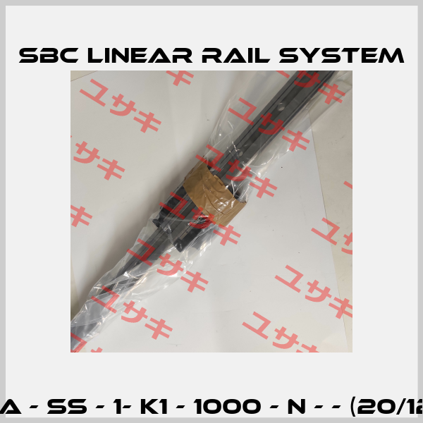 SBI35FL A - SS - 1- K1 - 1000 - N - - (20/12x80/20) SBC Linear Rail System