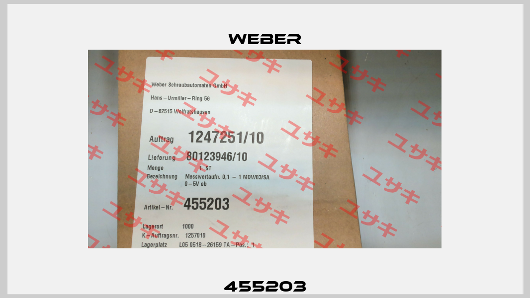 455203 Weber