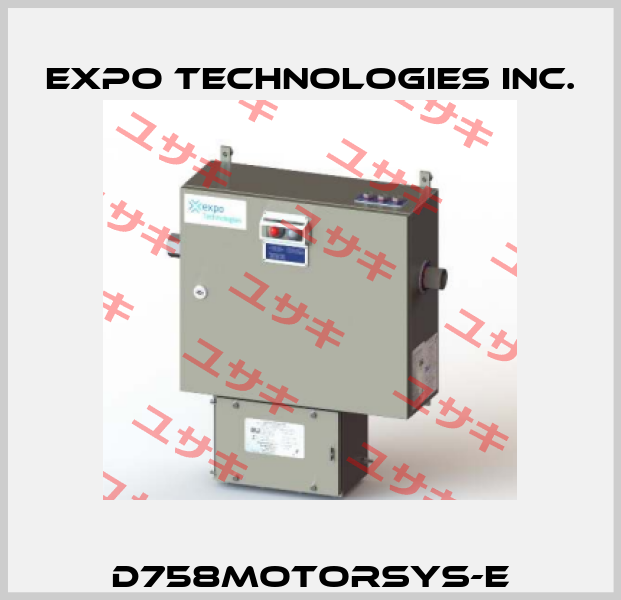 D758Motorsys-E EXPO TECHNOLOGIES INC.