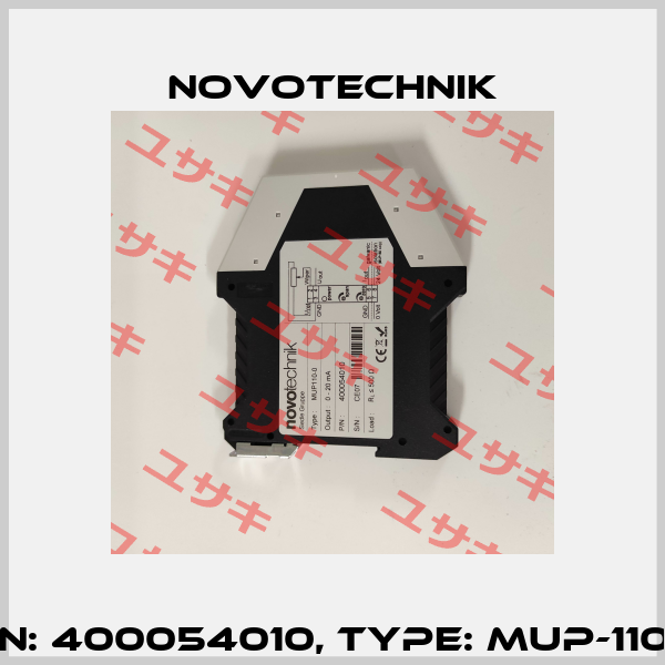 p/n: 400054010, Type: MUP-110-0 Novotechnik