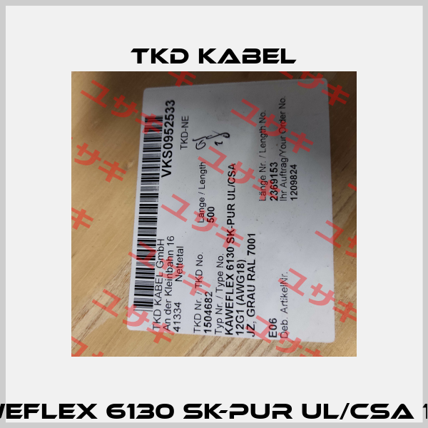 1504682 / KAWEFLEX 6130 SK-PUR UL/CSA 12G1 (AWG18) JZ TKD Kabel