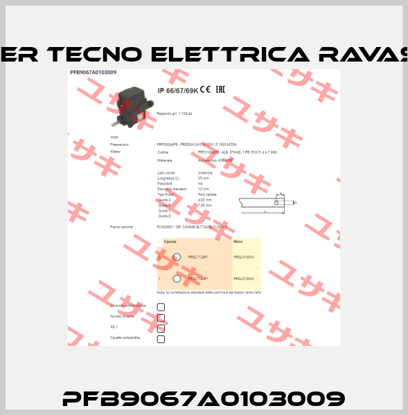PFB9067A0103009 Ter Tecno Elettrica Ravasi
