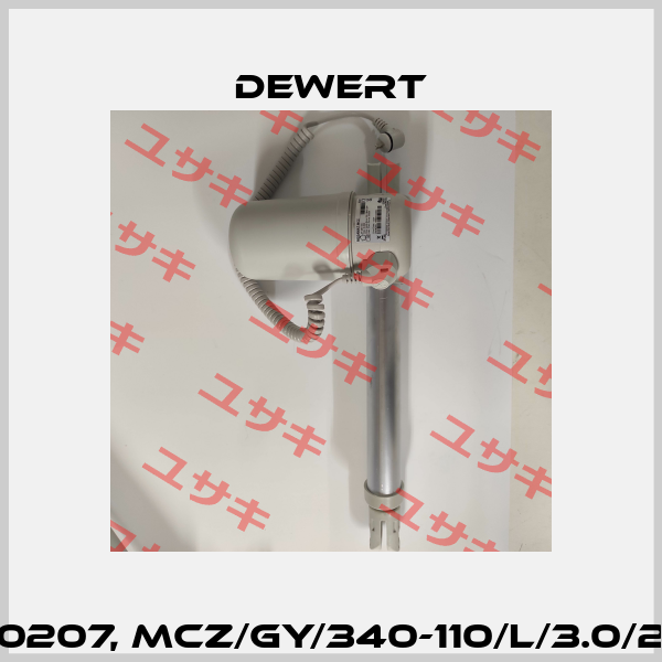 60207, MCZ/GY/340-110/L/3.0/24 DEWERT