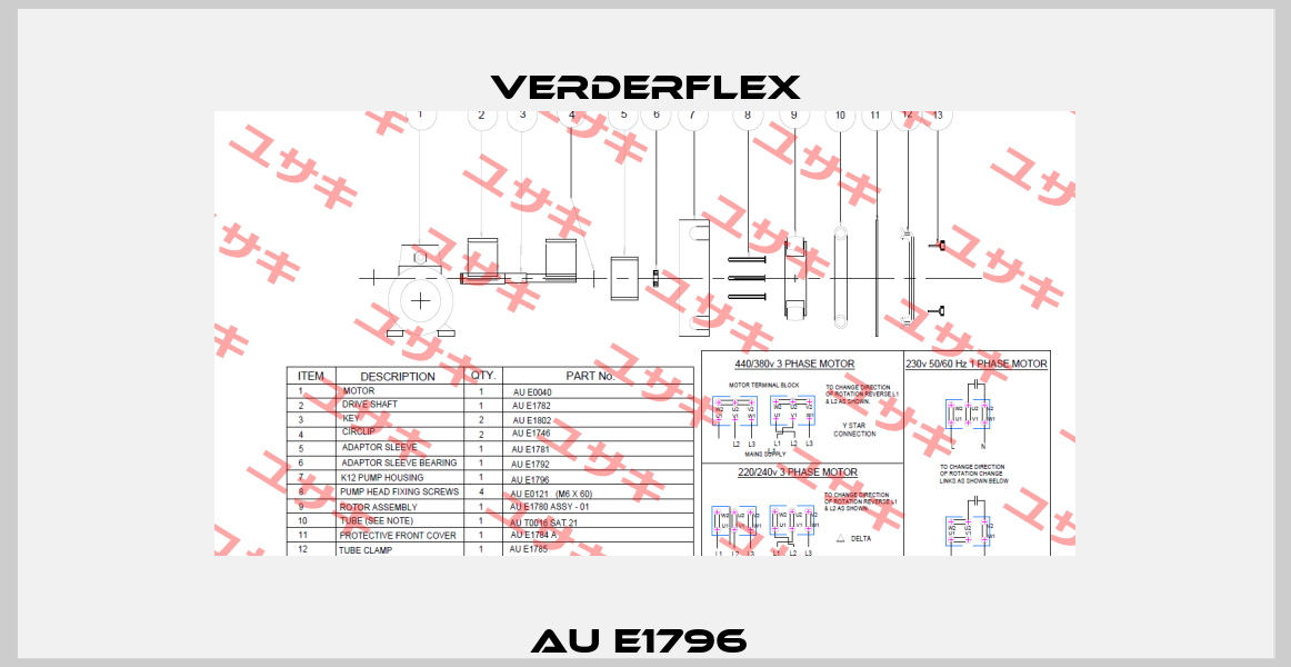 AU E1796  Verderflex