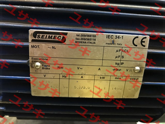HBV 80C 4 230.400-50 B14  Seimec (Rossi)