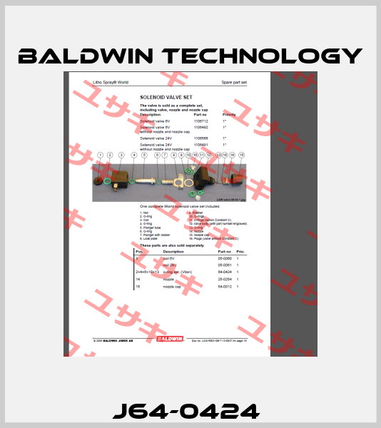 J64-0424  Baldwin Technology