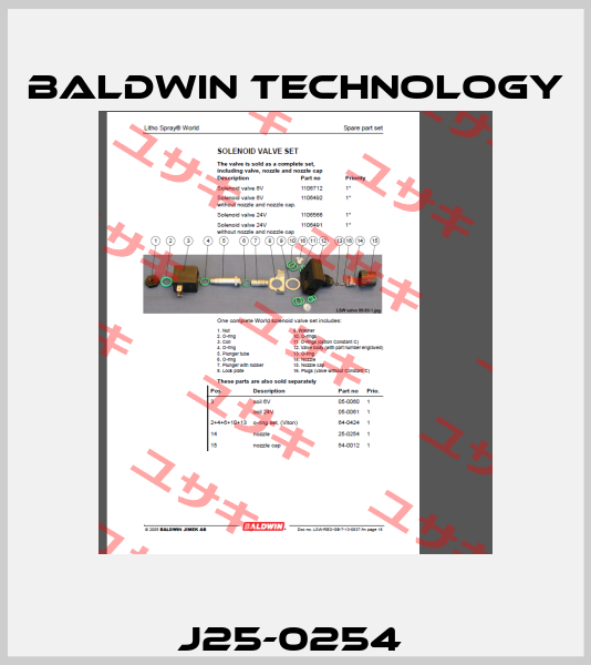 J25-0254  Baldwin Technology