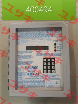 SS4500  obsolete replaced by SC400  Farval