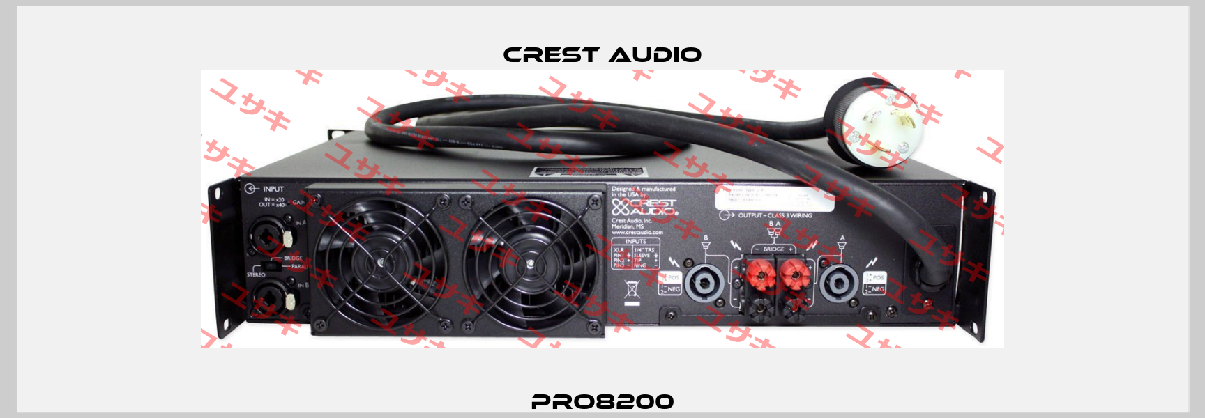 Pro8200 CREST AUDIO