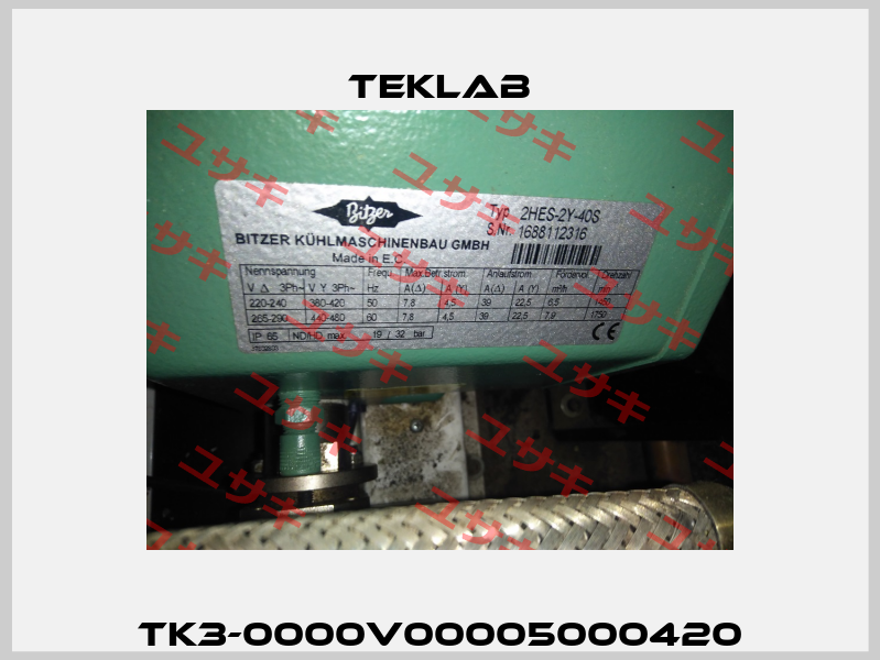 TK3-0000V00005000420 Teklab